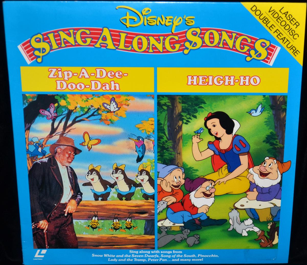 Heigh Ho And Zip A Dee Doo Dah Disney S Sing A Long Song Laserdisc Ld Ebay