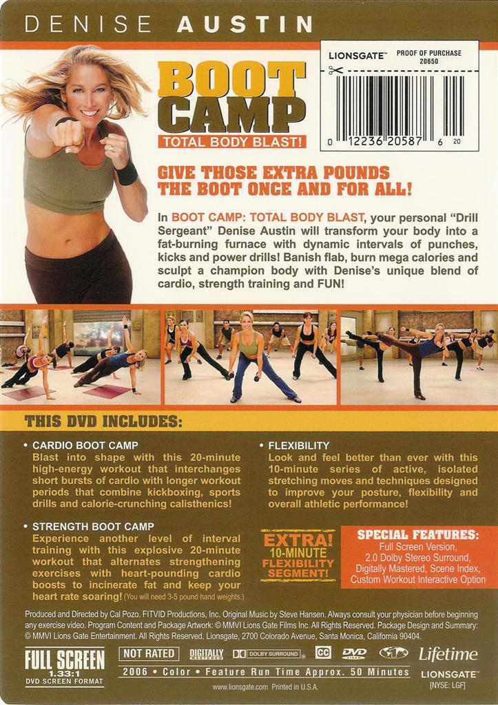 Denise Austin Boot Camp Total Body Blast Dvd Free Shipping Within Usa Ebay