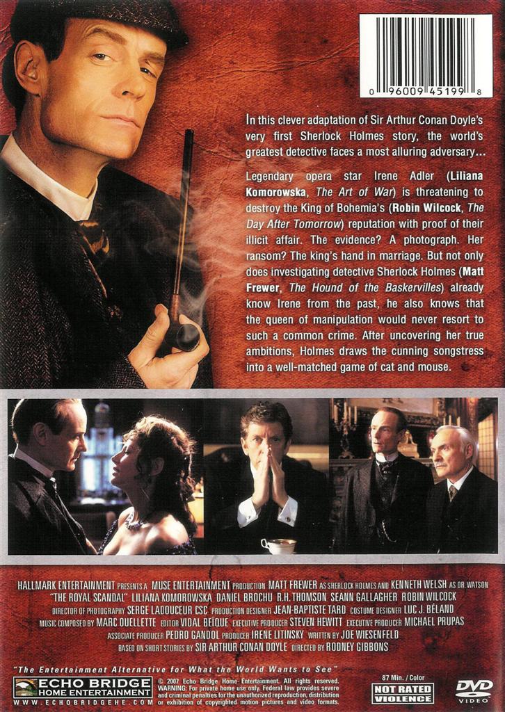 Sherlock Holmes The Royal Scandal DVD | eBay
