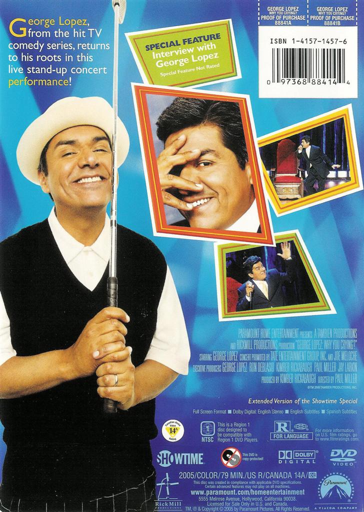 George Lopez Why You Crying DVD | EBay